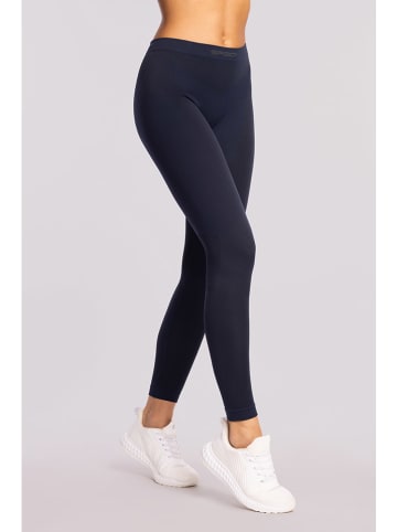 Spaio Legginsy termiczne "Play" w kolorze granatowym