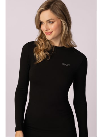 Spaio Thermolongsleeve "Merino" in Schwarz