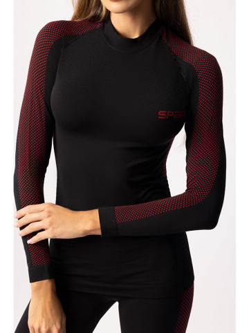 Spaio Thermolongsleeve "Fierce" in Schwarz/ Rot