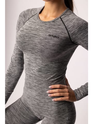 Spaio Koszulka sportowa "Melange" w kolorze szarym