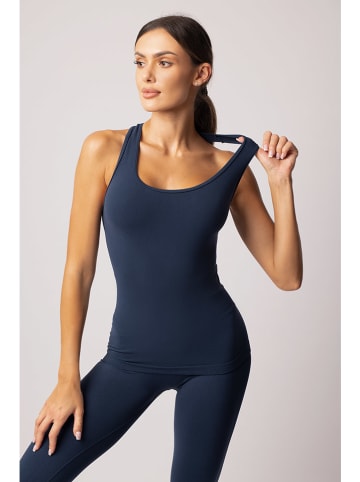 Spaio Top sportowy "Adapt" w kolorze granatowym