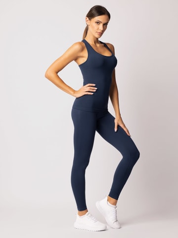 Spaio Top sportowy "Adapt" w kolorze granatowym