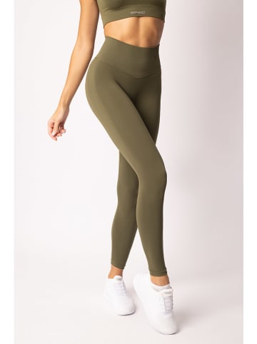 Spaio Trainingsleggings "Flex Innergy" in Khaki