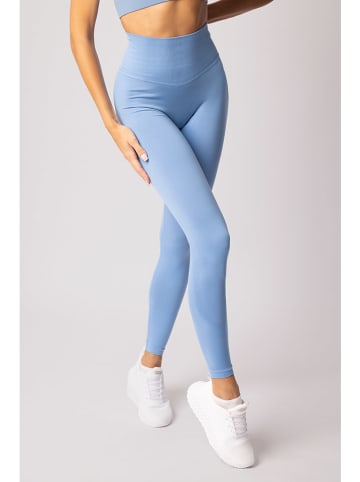 Spaio Trainingsleggings "Adapt" in Hellblau
