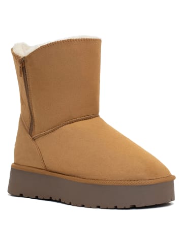 ISLAND BOOT Winterboots "Zarela" in Hellbraun