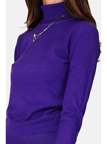 William de Faye Rollkragenpullover in Lila