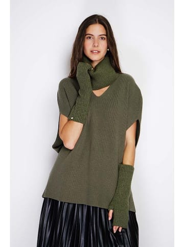 William de Faye Szal-koło w kolorze khaki - 30 x 28 cm