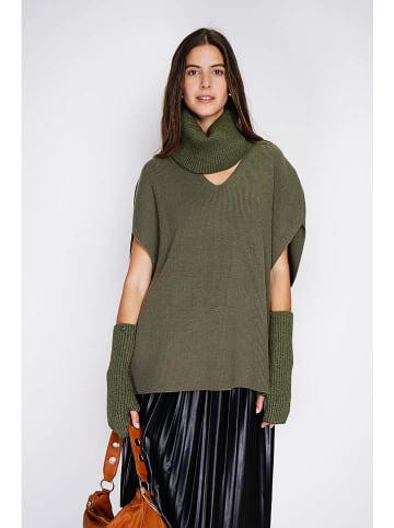 William de Faye Szal-koło w kolorze khaki - 30 x 28 cm