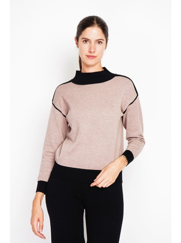 William de Faye Trui zandkleurig/zwart