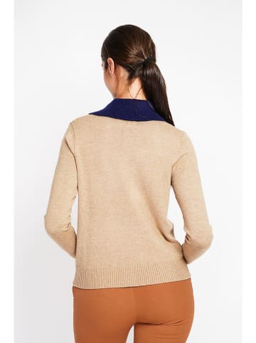 William de Faye Trui camel/blauw