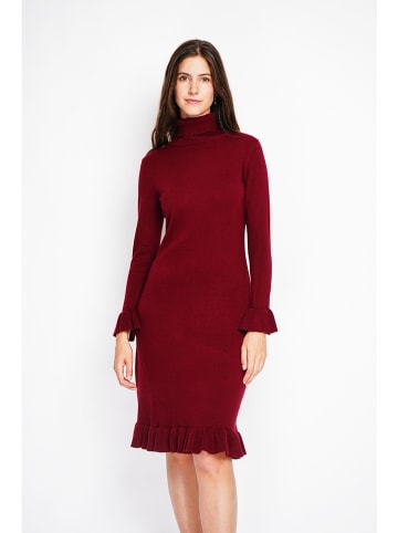 William de Faye Gebreide jurk bordeaux