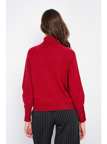 William de Faye Rollkragenpullover in Bordeaux