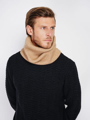 William de Faye Loop-Schal in Sand - (L)50 x (B)28 cm