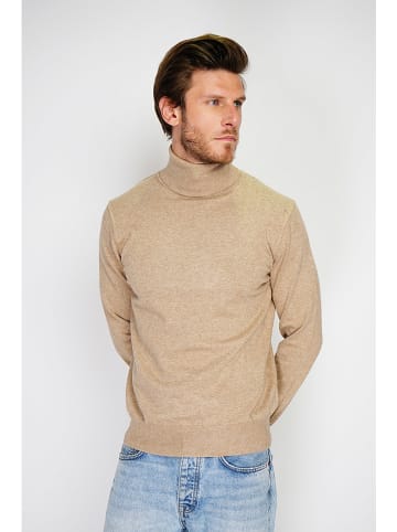 William de Faye Rollkragenpullover in Camel
