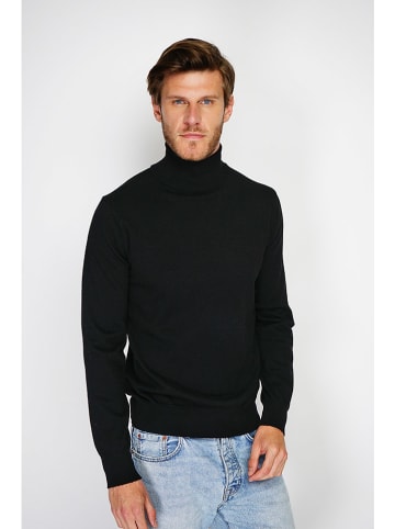 William de Faye Rollkragenpullover in Schwarz
