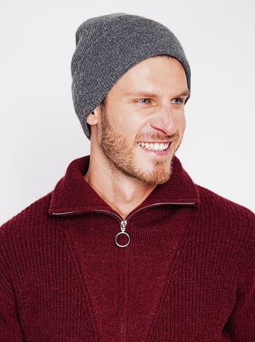 William de Faye Czapka beanie w kolorze szarym