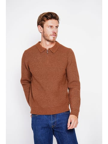 William de Faye Pullover in Braun