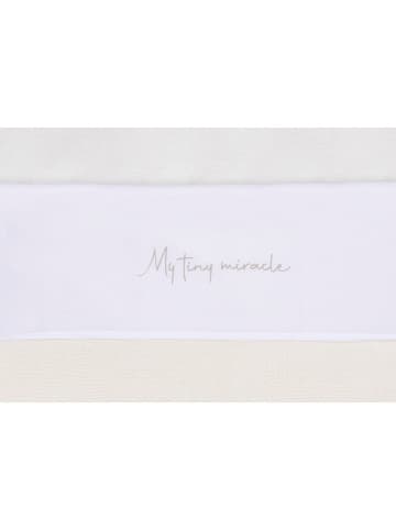 Jollein Prześcieradło w kolorze kremowym - 100 x 75 cm