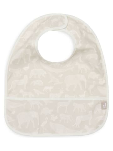 Jollein Śliniaczki (2 szt.) "Animals" w kolorze kremowo-beżowym