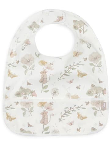 Jollein 2-delige set: slabbetjes wit/beige