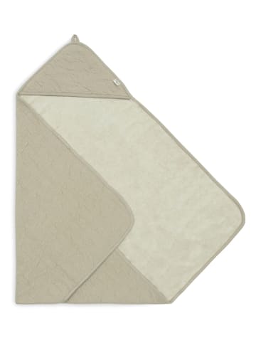 Jollein Ręcznik w kolorze oliwkowym z kapturem - 75 x 75 cm