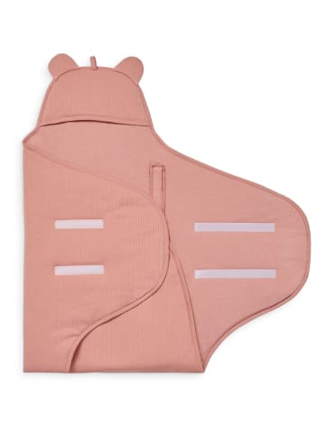 Jollein Einschlagdecke in Rosa - (L)105 x (B)100 cm