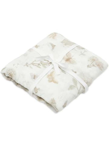 Jollein Mousseline spuugdoek crème - (L)115 x (B)115 cm