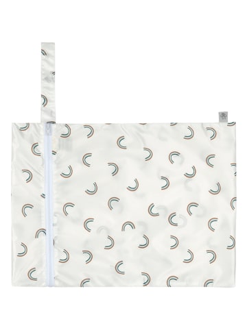 Lässig 2er-Set: Wickeltaschen ''Happy Rascals Smile'' in Blau/ Creme - (L)29 x (B)40 cm