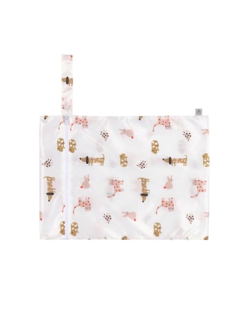 Lässig 2er-Set: Wickeltaschen "Little Mateys" in Weiß - (L)29 cm - (B)40 cm