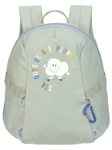 Lässig Rucksack ''Cloud'' in Grün - (B)22 x (H)24 x (T)9,5 cm