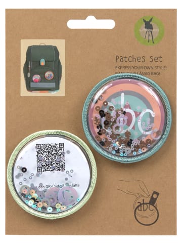 Lässig Textil-Patches "DIY" in Bunt