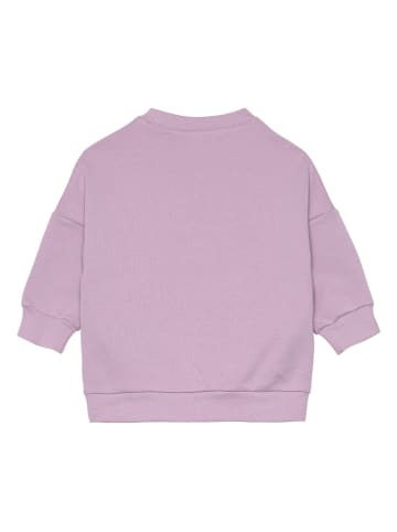 Lässig Sweatshirt "Little Gang Rainbow" in Lila/ Orange