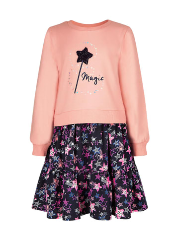 happy girls by Eisend Kleid in Rosa/ Dunkelblau