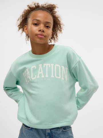 Vero Moda Girl Sweatshirt "Linsey" in Hellgrün