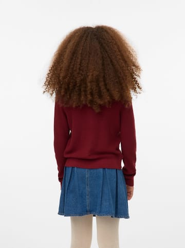 Vero Moda Girl Kardigan "Newlex" w kolorze bordowym