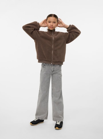 Vero Moda Girl Fleece vest "Lucile" bruin