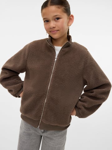 Vero Moda Girl Fleece vest "Lucile" bruin