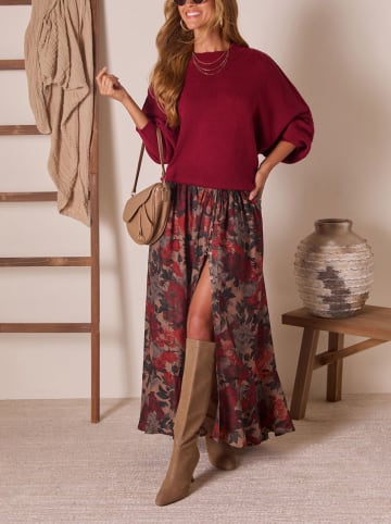 LA Angels Sweter w kolorze bordowym