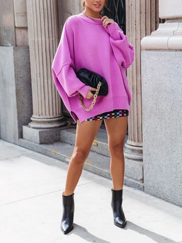 LA Angels Sweter w kolorze fioletowym