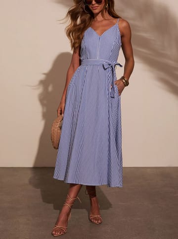 LA Angels Kleid in Blau/ Weiß