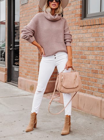 LA Angels Sweter w kolorze jasnoróżowym