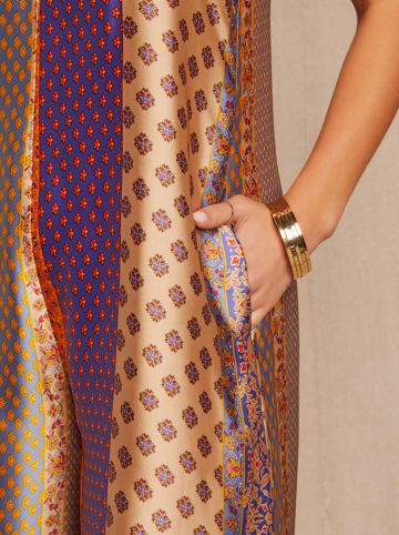 LA Angels Jumpsuit in Lila/ Orange