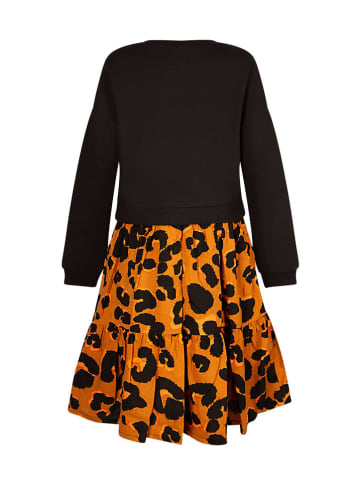 happy girls by Eisend Kleid in Schwarz/ Orange