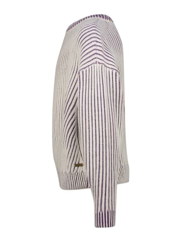 Vingino Pullover in Weiß/ Lila