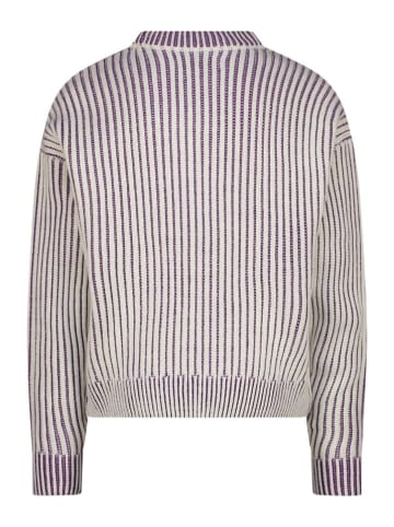 Vingino Sweter w kolorze biało-fioletowym