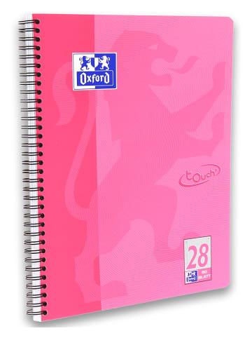 Oxford 5er-Set: Collegeblöcke "Touch" in Bunt - DIN A4