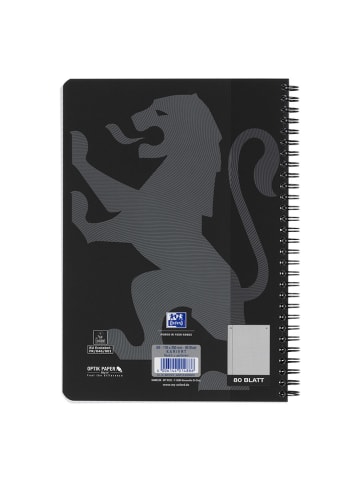 Oxford 2-delige set: collegeblokken "Touch" zwart - B5