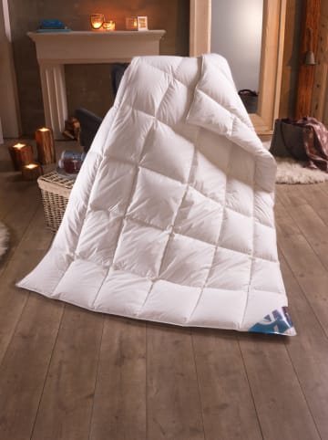 Häussling Bettwaren Całoroczna kołdra puchowa "Hjemme" w kolorze białym