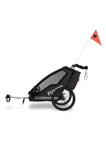 Fuxtec Fietsaanhanger "2-Sitzer FX-FA1" zwart