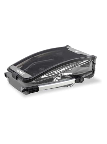 Fuxtec Przyczepka rowerowa "2-Sitzer FX-FA1" w kolorze szarym